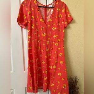 Floral dress size 4